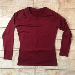 DevOps Burgundy Long Sleeve Baselayer Top 💚